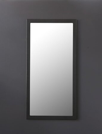Zeus Little Frame Spiegel 60 x 120 cm - Schwarz phosphatiert