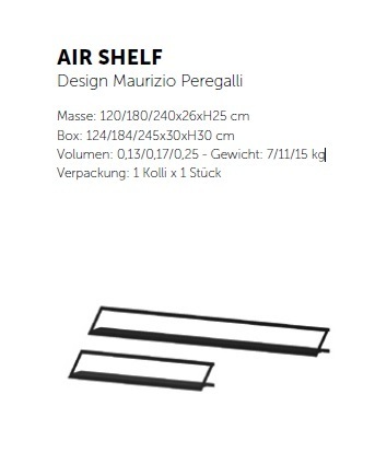 Zeus Air Shelf