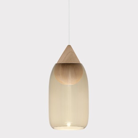 Mater Liuku Pendant Drop - Smoke