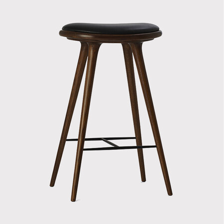 Mater High Stool 74 cm - Dark stained oak