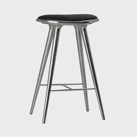 Mater High Stool 74 cm - Recycled aluminum