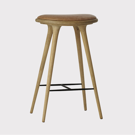 Mater High Stool 74 cm - Soaped oak