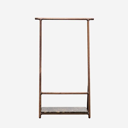 Woak Marshall Coat Rail - Walnut - Emperador