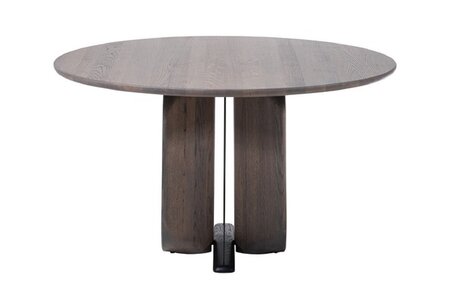 Woak Wherry round Dining Table-Runder Esstisch - Walnut