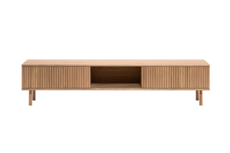 Solid by WhiteOak Groove-Lowboard - Oak