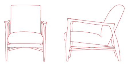 Red Edition Floating Armchair
