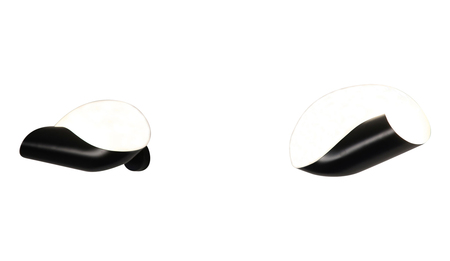 Serge Mouille Petite applique Conche Wandleuchte