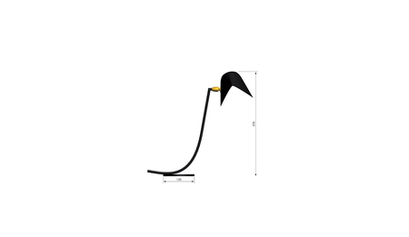 Serge Mouille Lampe de bureau Antony Tischleuchte