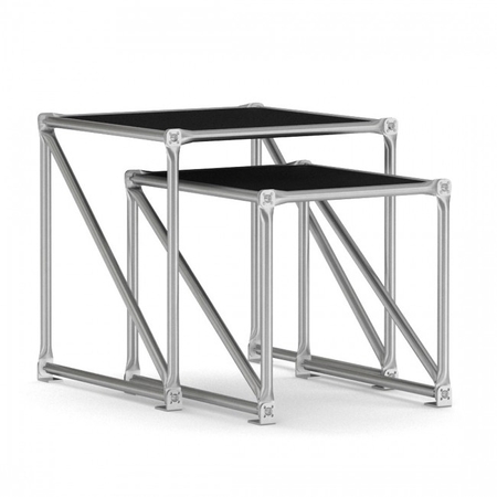 System 180 Cubes Beistelltisch-Set-schwarz
