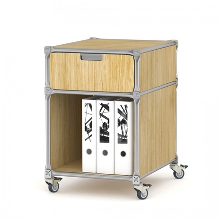 System 180 Rox M Rollcontainer-eiche