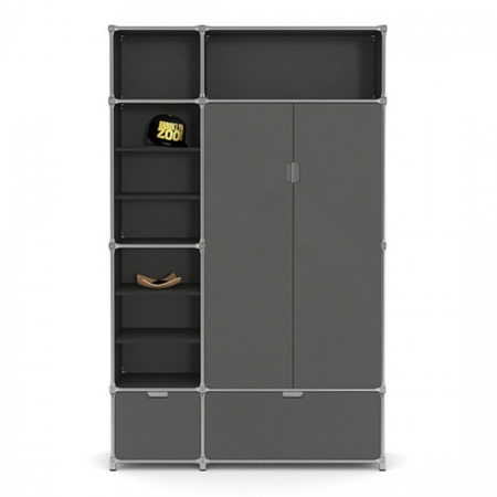 System 180 Garderobe 3-graphit