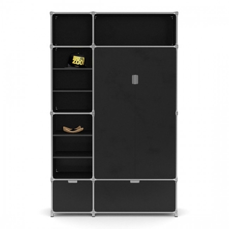 System 180 Garderobe 3-schwarz