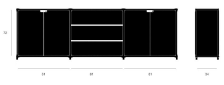 System 180 Office Sideboard