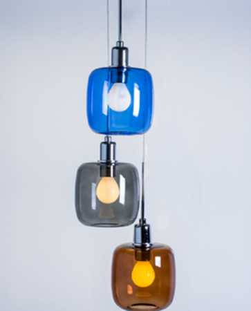 SP Light Diva Sospensione 3 Vetro B