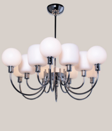 SP Light Diva Sospensione 12 Vetro Br