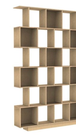 RADIS REGAL BOXY LARGE- Medium Oak, Ohne Türen