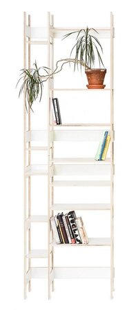 RADIS REGAL LIFT- KLEIN- Weiss Laminiertes Sperrholz