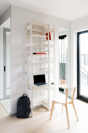 RADIS HEIMBÜRO LIFT- Weiss Laminiertes Sperrholz