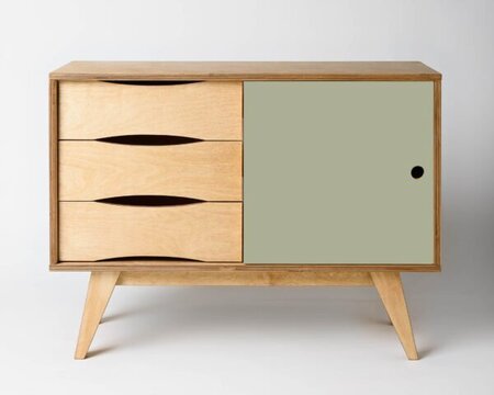 RADIS SIDEBOARD SOSIXTIES- 1 TÜR- Oliv