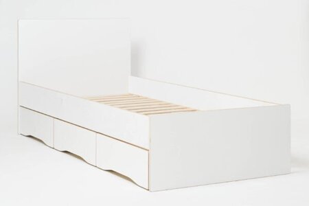 RADIS BETT DREAMY MIT BETTKÄSTEN - WEISS CPL