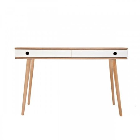 Eiche Furniert, Schubladen- Light Oak, Schubladen Weiß Cpl