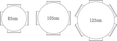 RADIS TISCH EDI - 85 cm