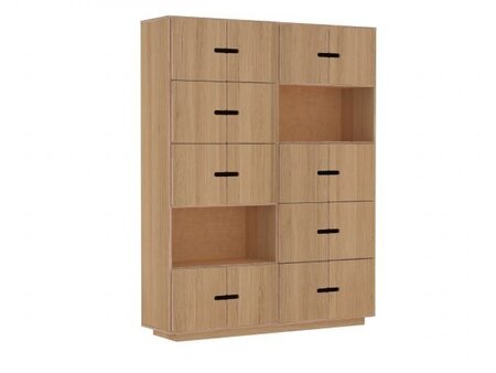 RADIS SIDEBOARD PIX 4X5 16 TÜREN- Eiche Furniert