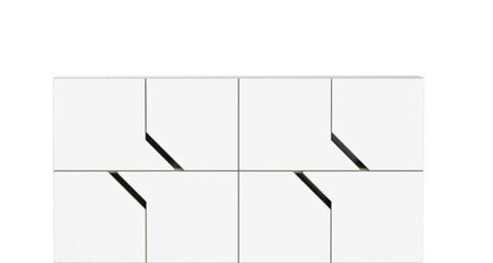 RADIS SIDEBOARD MAZE- 2X4-  WEISS LAMINIERTES SPERRHOLZ