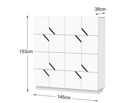 SIDEBOARD MAZE 4X4 16 TÜREN