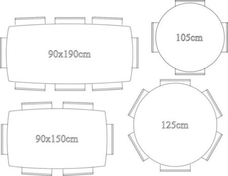 RADIS TISCH MAN - 125 CM