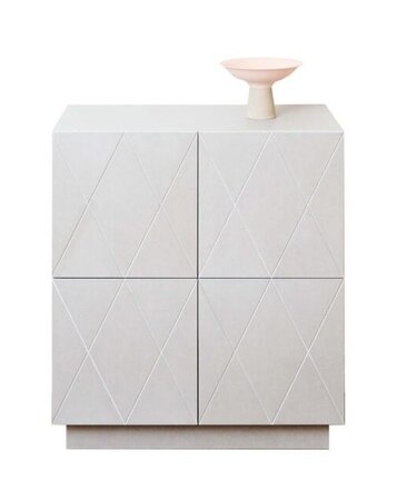 SIDEBOARD ROMB 2X2- 4 TÜREN- GRAU FORESCOLOR