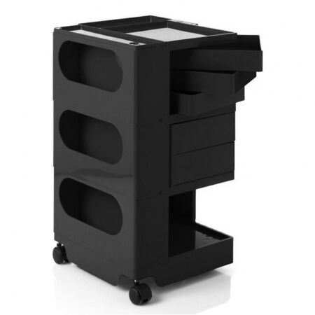 B Line Boby Rollcontainer - schwarz/5 Schubkästen