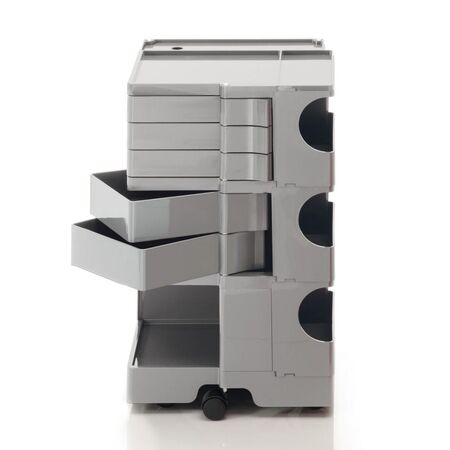 B Line Boby Rollcontainer - aluminium/5 Schubkästen