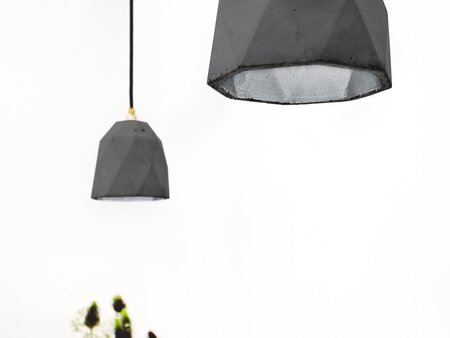 GantLights T1 Dark Hängelampe Trianguliert - Silber