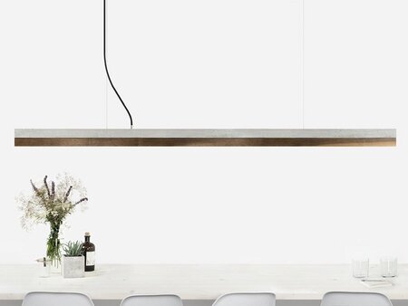 Gantlights C3 Nut Pendelleuchte Nussbaum Lang