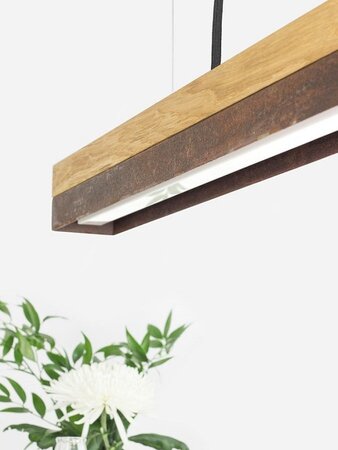 Gantlights C2O Corten Pendelleuchte Rostiger Stahl Klein