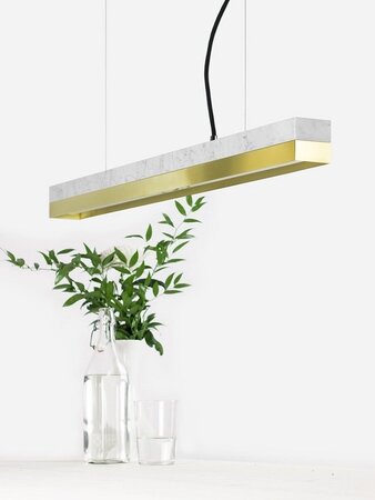 Carrara Marmor Messingblech