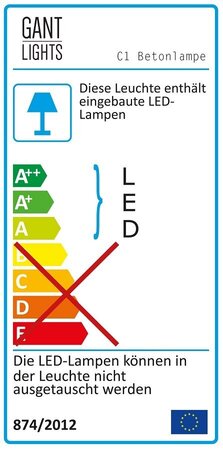 GantLights C1 Dark/Oak Pendelleuchte Eiche