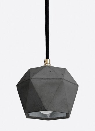 GantLights T2 set dark Lampenbündel trianguliert- Silber