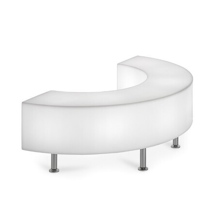 Modoluce  Atollo D140 Beleuchtete Bank (Basic Beine)