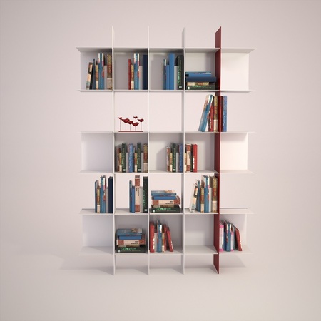 Meme Design INNESTO (Supporting Base) for The Metal Bookcase
