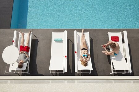 Extremis Sol+Luna Australis Outdoor Lounge Bed With Backrest