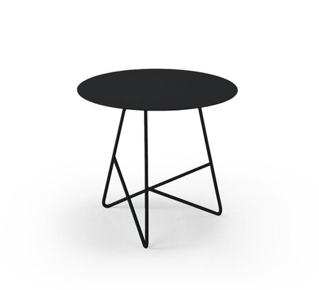 MemeDesign Ermione Metall - Couchtisch - Ø 50 x H 44 cm - Nero