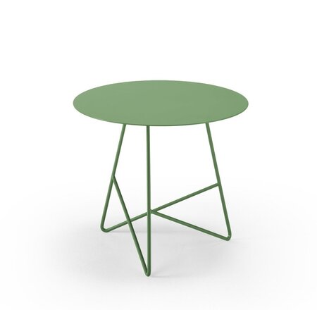 MemeDesign Ermione Metall - Couchtisch - Ø 50 x H 44 cm - Oliva