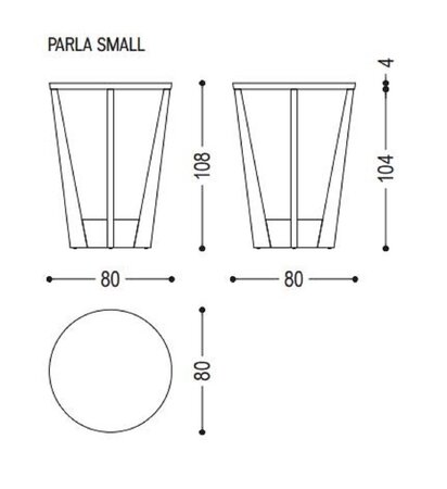 Riva1920 Parla Big & Small - Stehtisch
