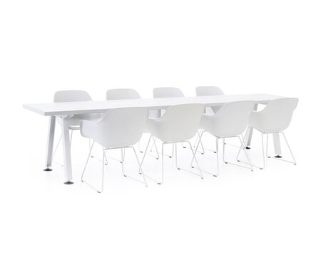 Extremis Marina - 2 Beine - Tisch - Papyrus White