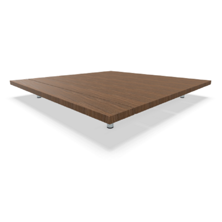 Extremis Walrus - Quadratischer Couchtisch - Hellwood 