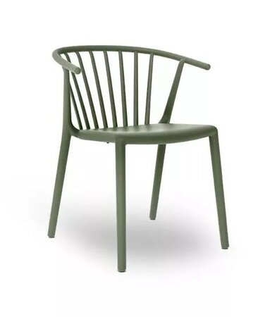 Resol Woody - Gartenstuhl: Green Grey