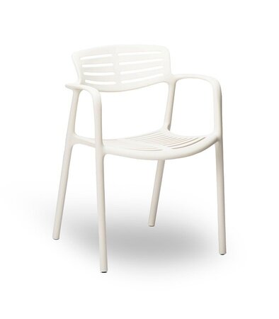 Resol Toledo Aire - Garten-Armlehnstuhl: White