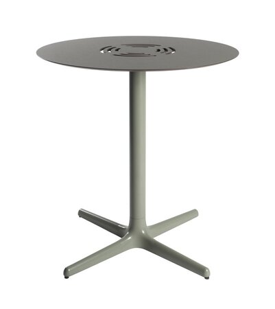 Resol Toledo Aire rund Ø70 cm - Gartentisch: Green Grey